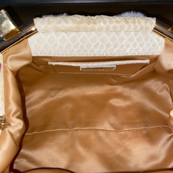 Versace Fur Off White Satchel - Picture 13 of 15